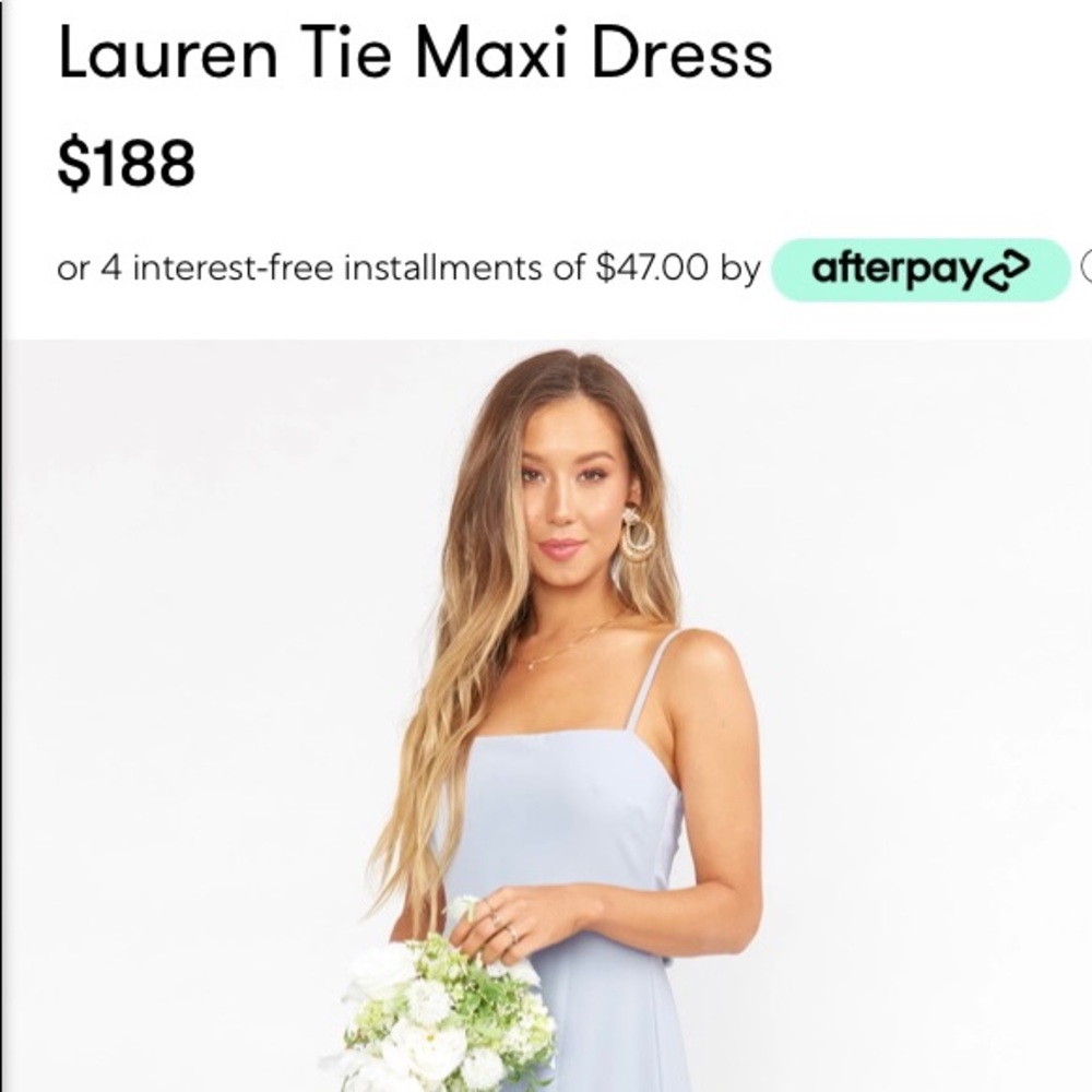 Show Me Your Mumu Lauren Tie Maxi Dress